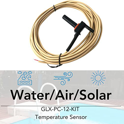 Solare acqua aria del termistore del sensore di temperatura dello stagno di GLX-PC-12-KIT con 15 piedi di cavo