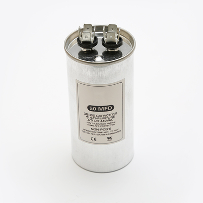 Condensatore del condensatore di funzionamento del condensatore del condizionatore d'aria CBB65 70uF 25uF 30uF 50uF microfarad
