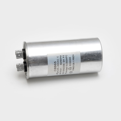 Cassa di alluminio cilindrica del condensatore di funzionamento del motore del condizionatore d'aria di CA del condensatore CBB65 45uf 5% 370V 450V