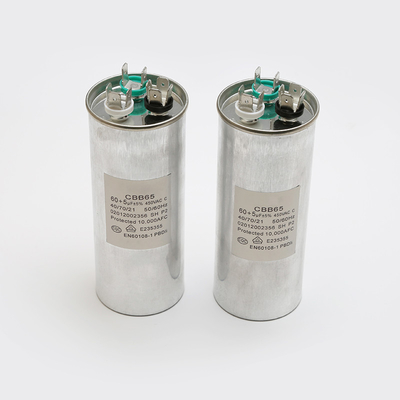 Condensatore del compressore 60uF 450V del condizionamento d'aria di refrigerazione che spedisce e che tratta P2 40/70/21