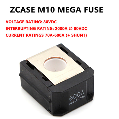 3998XXX.ZXM10 Fuse di avvio MEGA 80V M8 M10 ZCASE Bolt Down Single Material Handling