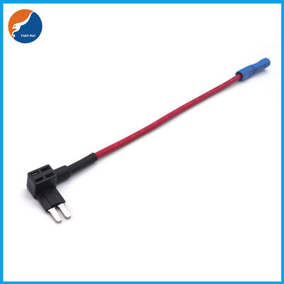 Aggiunga un supporto automatico in-linea del rubinetto del fusibile dell'automobile del micro 2 Micro2 ACZ del circuito con il terminale blu dell'isolamento