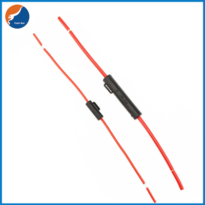 Il cavo impermeabile sigillato conduce il supporto in-linea corrente del fusibile per il fusibile di vetro di 5x20 6x30